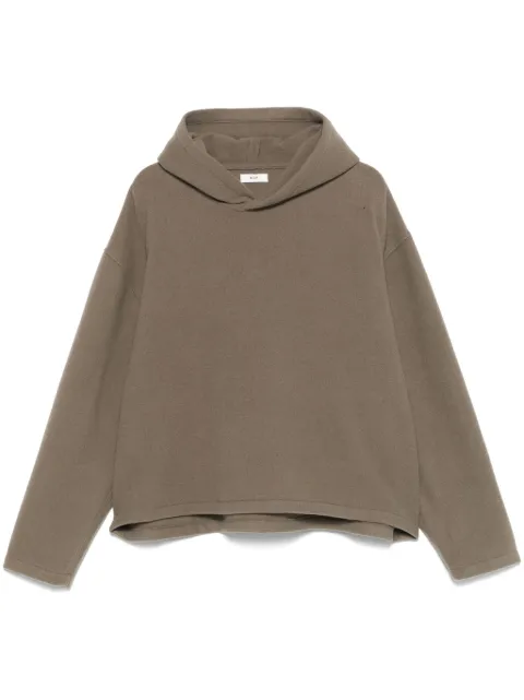Rier fleece cropped hoodie Neutrals NFL12X02