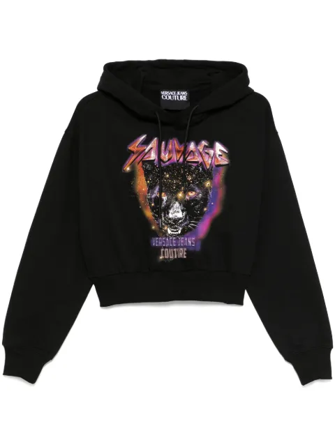 Versace Jeans Couture Sauvage hoodie Black 78HAIC04CF00C