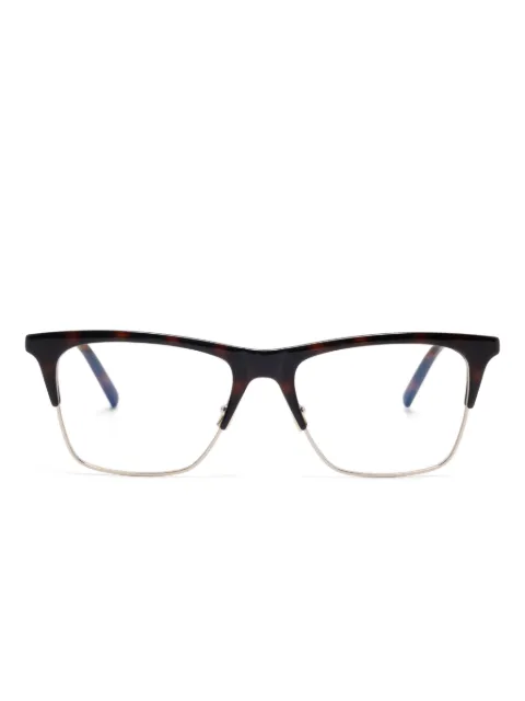 Saint Laurent Eyewear square-frame glasses Brown SL786