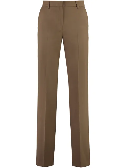 PT Torino Pantaloni Ambra in misto lana Brown CDVSMBZ00STD