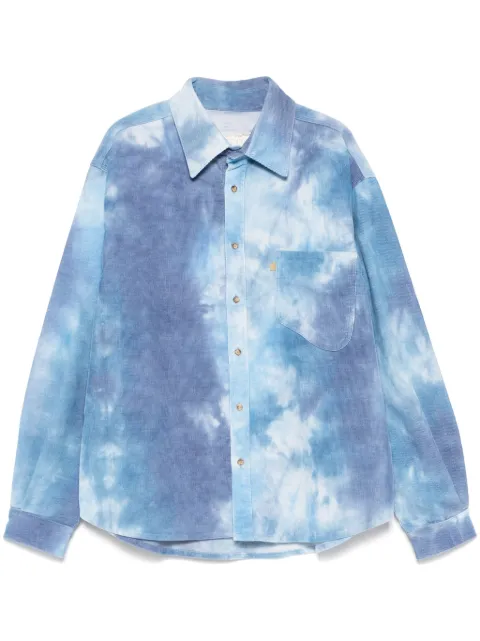 ERL corduroy shirt Blue ERL10B007