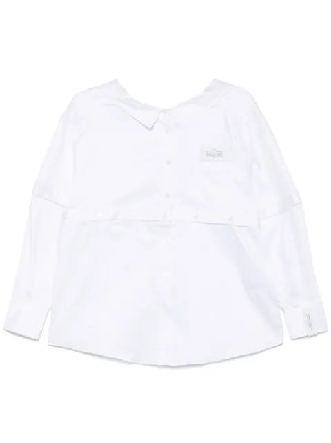 Rokh Multi-Button Broken shirt White R0CA294PM