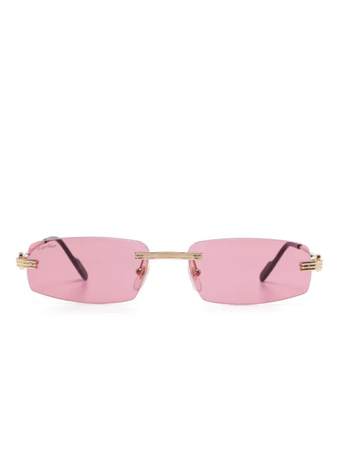 Cartier Eyewear rectangle-frame sunglasses Gold CT0535S004