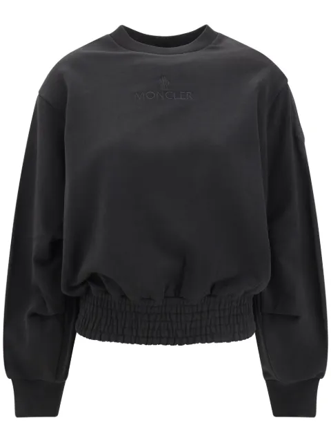 Moncler pleated cotton sweatshirt Black K10938G00006809KR