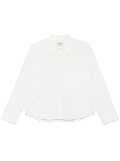 AGOLDE Naya cropped shirt White A73551769