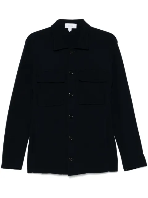 Lardini cotton shirt jacket Blue ESLJM85ES64002