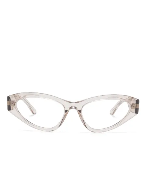 Balenciaga Eyewear rectangle-frame glasses White BB0391O003