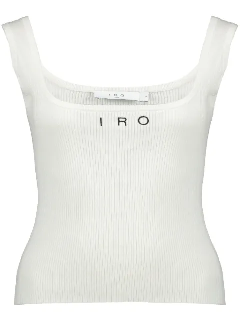 IRO ribbed top White WP12SORENA