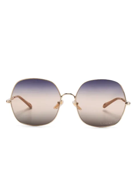 Chloé Eyewear oversize-frame sunglasses Gold CH0282S002