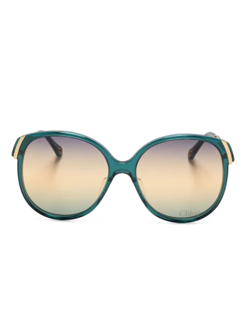 Chloé Eyewear round-frame sunglasses Green CH0285S