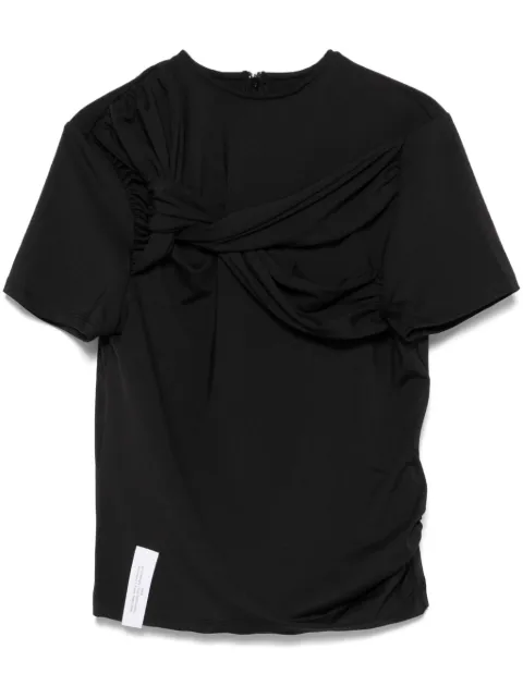 Rokh twisted knot T-shirt Black R0CA304PM