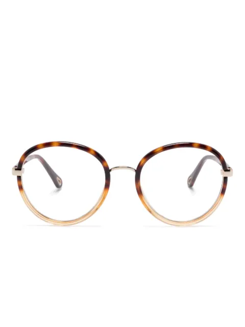 Chloé Eyewear round-frame glasses Brown CH0308O