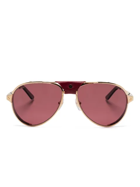 Cartier Eyewear Santos De Cartier sunglasses Gold CT0296S