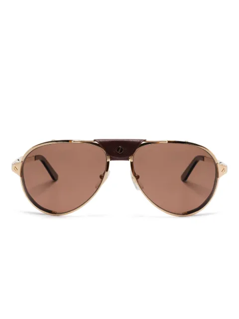 Cartier Eyewear pilot-frame sunglasses Gold CT0296S