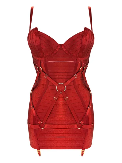 Bordelle Angela dress Red ADJUSTABLEREDANGELADRESS