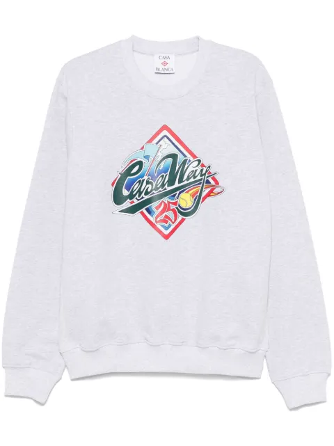 Casablanca Casa Way World Series sweatshirt Grey MS25JTP29302