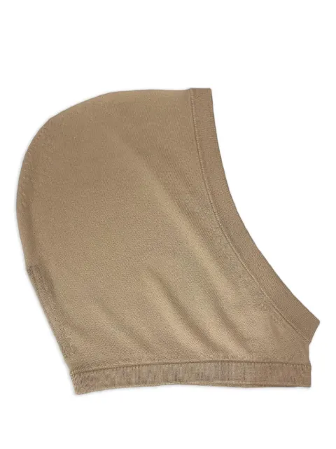 Rick Owens fine-knit balaclava Neutrals RP01E7481WS