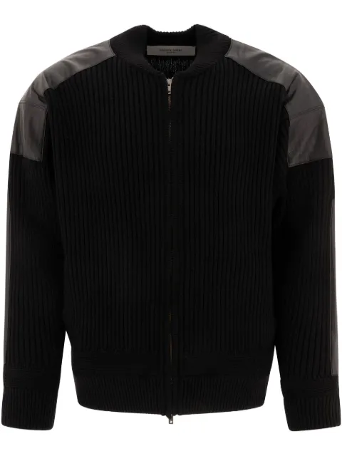 Golden Goose panelled cardigan Black GMP02102P001829