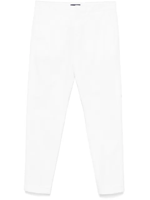 Fay tapered trousers White NTM8650187TGUR