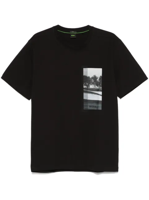 BOSS graphic-print T-shirt Black 50533233001