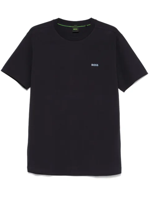 BOSS logo-lettering T-shirt Blue 50506373