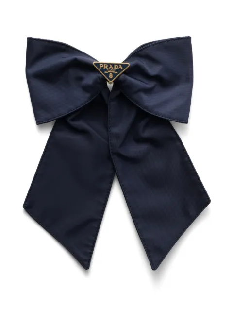 Prada Re-Nylon hair clip Blue 1IF1632DMI