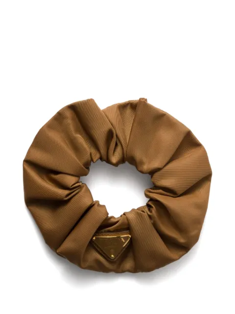 Prada Re-Nylon scrunchie Brown 1IF0152DMI