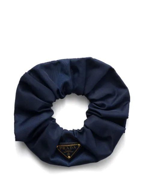 Prada Re-Nylon scrunchie Blue 1IF0152DMI