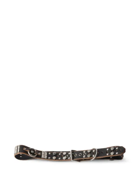 Prada studded leather belt Black 1CS1212C7Z