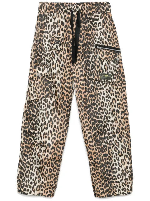GANNI cargo trousers Brown W0477
