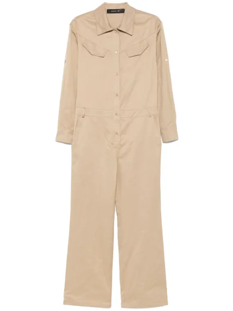 Federica Tosi twill jumpsuit Neutrals 41300408