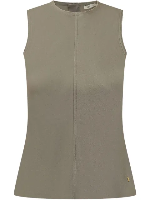 AMI Paris sleeveless top Grey FTP066AC0014