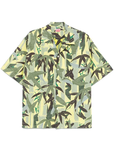 Kenzo Chiku-Rin Camo shirt Green FF55CH1309P1