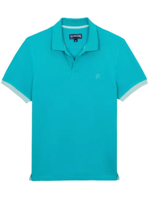 Vilebrequin cotton piqué T-shirt Green PLTAN100