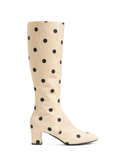 Valentino Garavani Equivoque knee-high boots Neutrals WS0LW5JUT