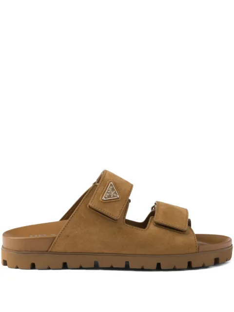 Prada suede band sandals Brown 2X3129FG000054