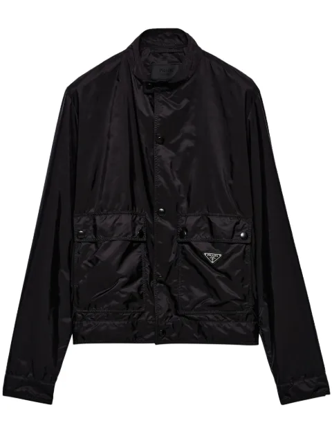 Prada triangle-logo jacket Black SGC833SOOO1WQ9
