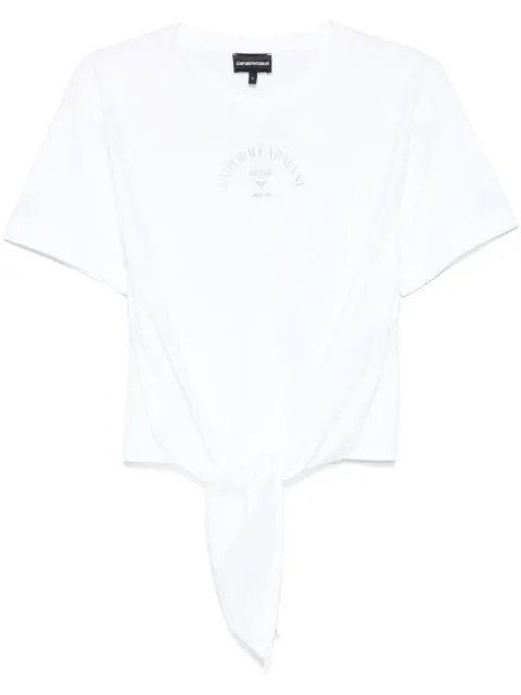 Emporio Armani logo-print T-shirt White EW000894AF12567