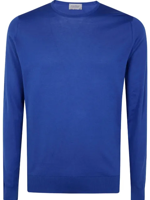 John Smedley long sleeve t-shirt Blue HATFIELD096