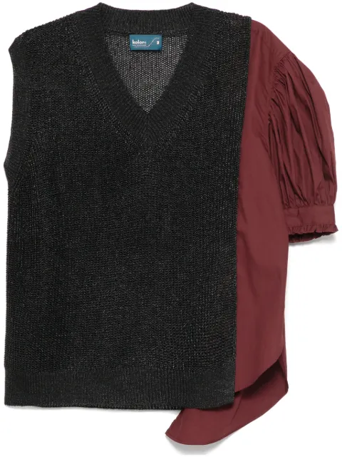 Kolor V-neck jumper Black 25SCLN03305
