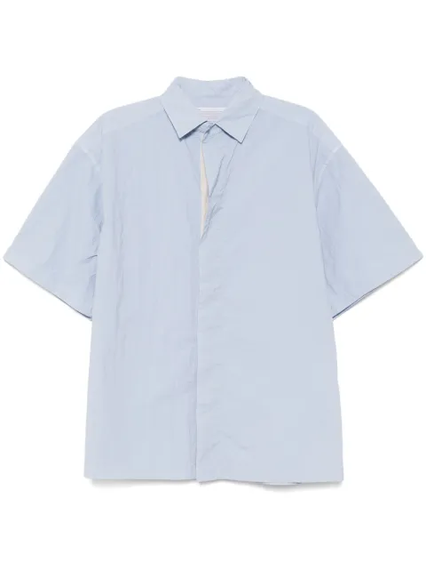 Kolor short-sleeves shirt jacket Blue 25SCMB01103
