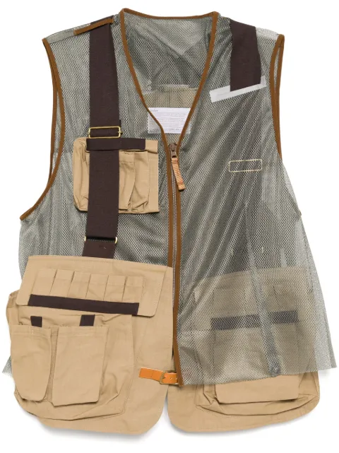 Kolor zip-up gilet Neutrals 25SCMV02118