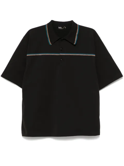 Kolor striped polo shirt Grey 25SCMN07303