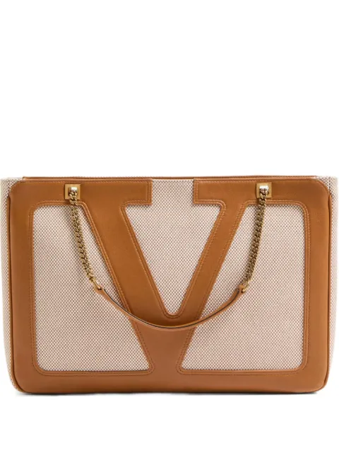 Valentino Garavani medium Viva Superstar tote bag Neutrals WB0R13GLR