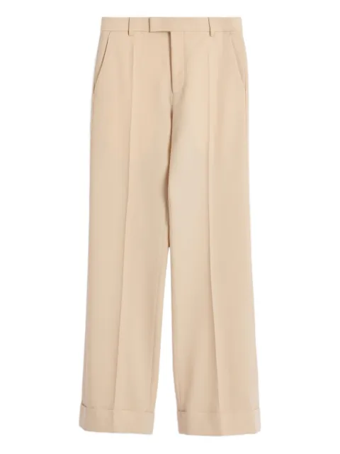 Valentino Garavani pleated trousers Neutrals VRBM959EB