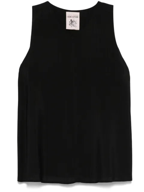Semicouture Prya top Black Y5SQ41