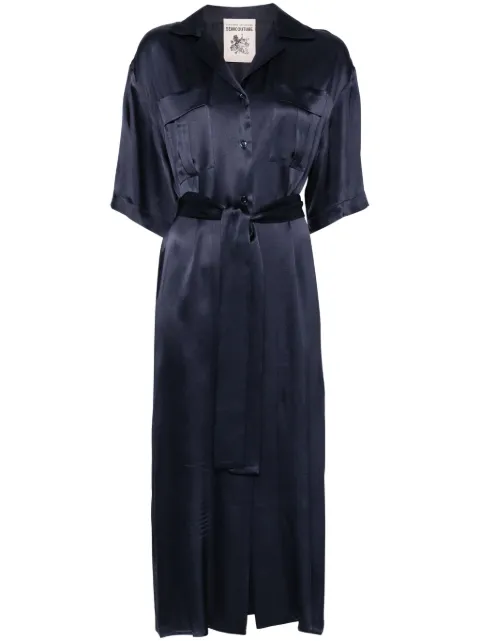 Semicouture Laetitia midi dress Blue Y5SM11