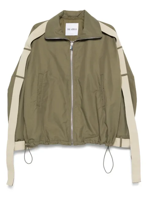 The Attico string-detail bomber jacket Green 251WCB00094CCC118AA