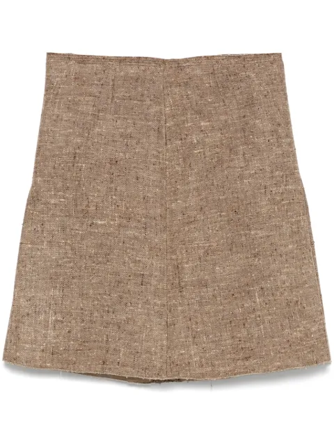 Prada Pre-Owned 1990s wool skirt Neutrals PR250QP