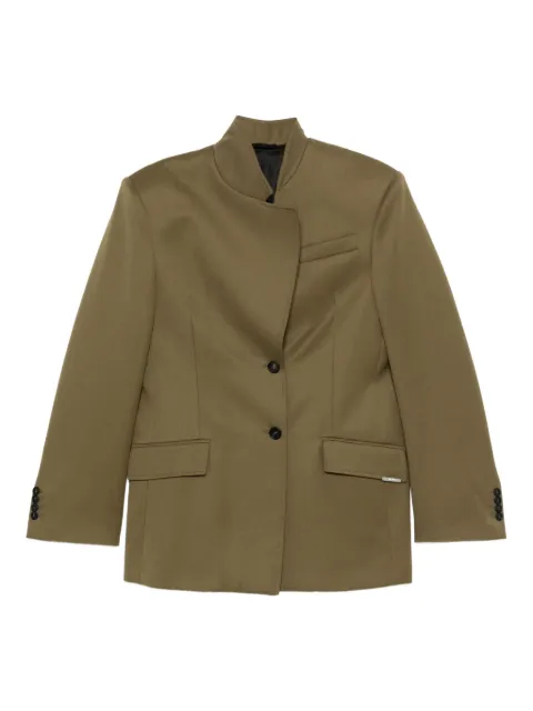 The Attico single-breasted blazer Green 251WCG00084WWW065AA